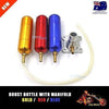 Boost Bottle + Adaptor + Gasket + Clear Hose - Red - Pocketbike SA