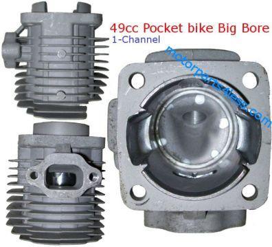 49cc Big Bore Cylinder Head - Pocketbike SA