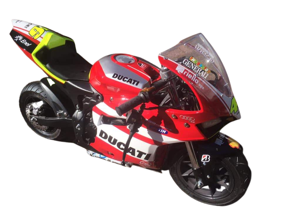 Ducati pocket bike online 49cc