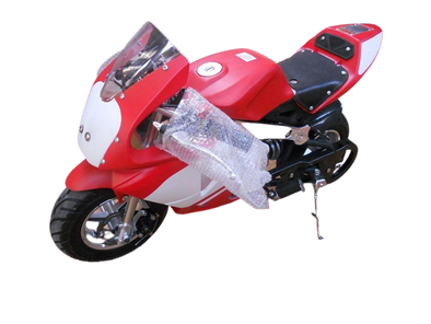 2024 50cc 2 Stroke 3HP Pocketbike Red/White (KXD Model) Ages 4-13 Years +