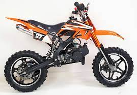 50cc Stroke Econo Air Cooled 3HP Mini Dirt Bike Orange (4-10