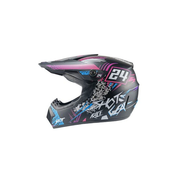 Kids Motocross Helmet - Pink