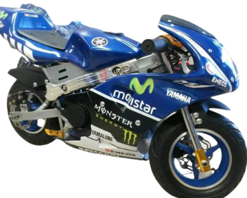 Minimoto Replica Yamaha Rossi Gasolina - Minimoto GP 50cc - Colores.