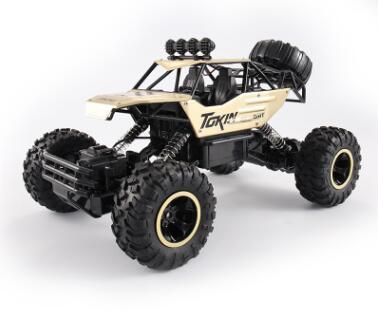 1:12 Scale RC 4WD Rock Crawler - Gold with Rubber Tyres