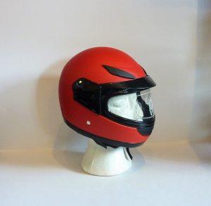 Kids Helmet Matt Red - Pocketbike SA