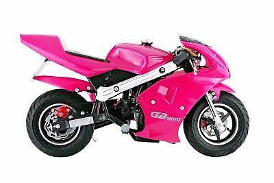 50cc Stroke 3HP CAG Pocketbike Pink Ages 4-13 Years