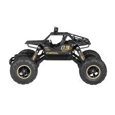 1:16 Scale RC 4WD Rock Crawler - Black with Rubber Tyres