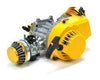 Yellow Metal Pull Start with inner alloy cog - PLEASE CHECK The Type That You Need - Pocketbike SA