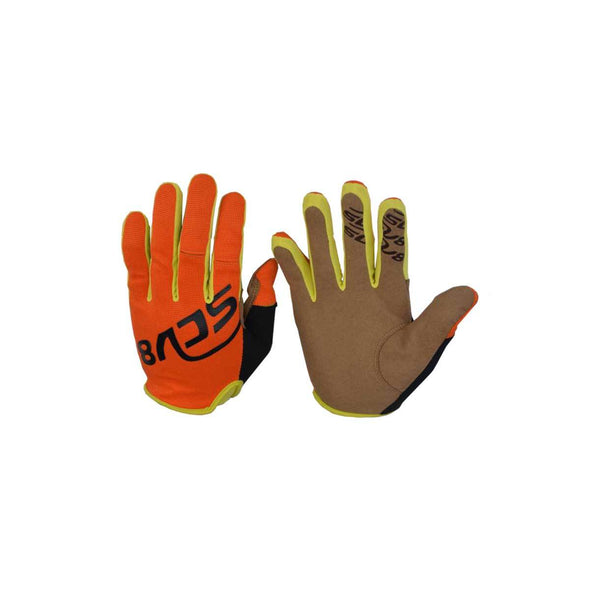 Kids Orange Gloves - SCV8 Design - Pocketbike SA