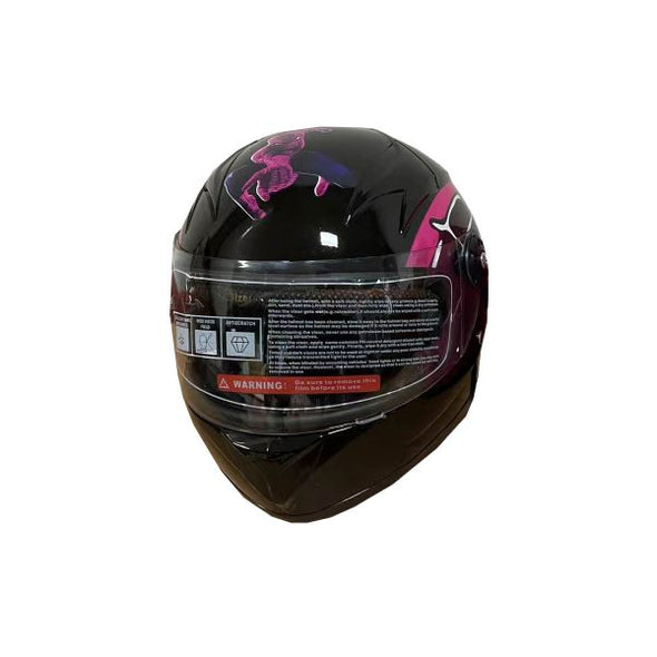 Kids Helmet - Spider Man - Gloss Black for 4 Years Up - Recreational use only.