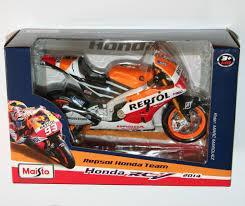 Model Bike 1:10 #93 Marc Marquez - Repsol Honda - Pocketbike SA