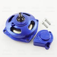 Complete Front Sprocket Unit with Cap - Blue for 25H Chain - Pocketbike SA