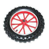 Complete Front 2.50-10 Dirt Bike Wheel - Red - Pocketbike SA