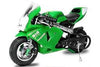 Level Entry 50cc 2 Stroke 3HP Pocketbike Green/White (KXD Model) FREE DELIVERY NATION WIDE - Pocketbike SA