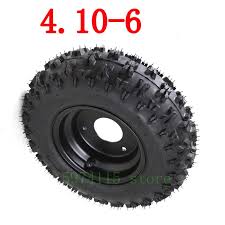 4.10-6 Wheel Combo (Can also fit on 13X5.00-6 Rim but Must be with tube)