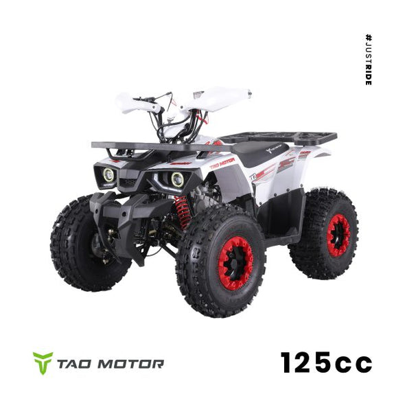 125cc Hunter Offroad Quad Bike TAO Motor + Remotes – Red for 12 Years +