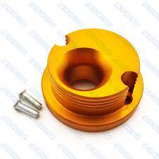 Race Anodized Cone Air Filter Adaptor -Gold - Pocketbike SA