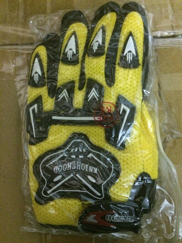 Kiddies PeeWee Gloves - Yellow - Pocketbike SA